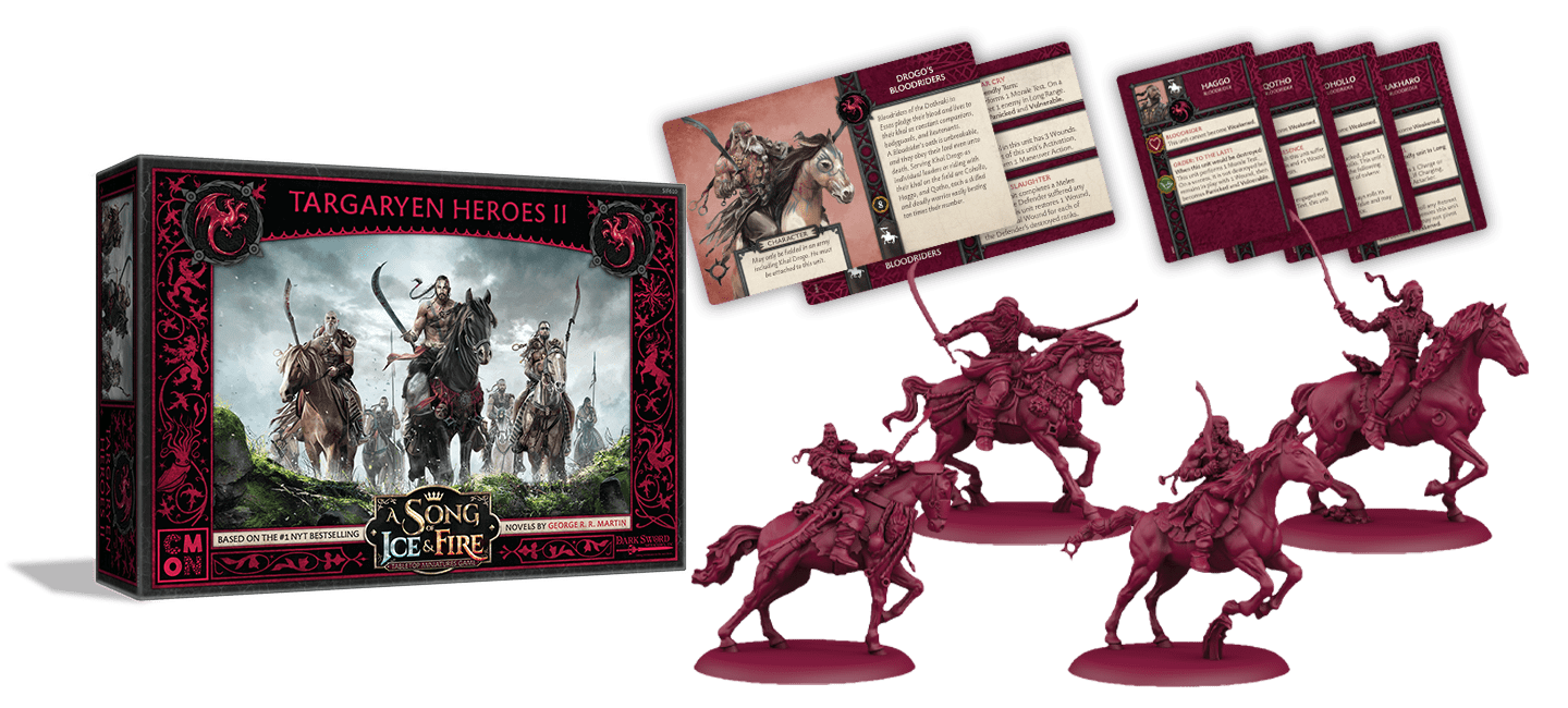 A Song Of Ice And Fire - Figurines Targaryen Heroes II - Dark Sword - Occasion
