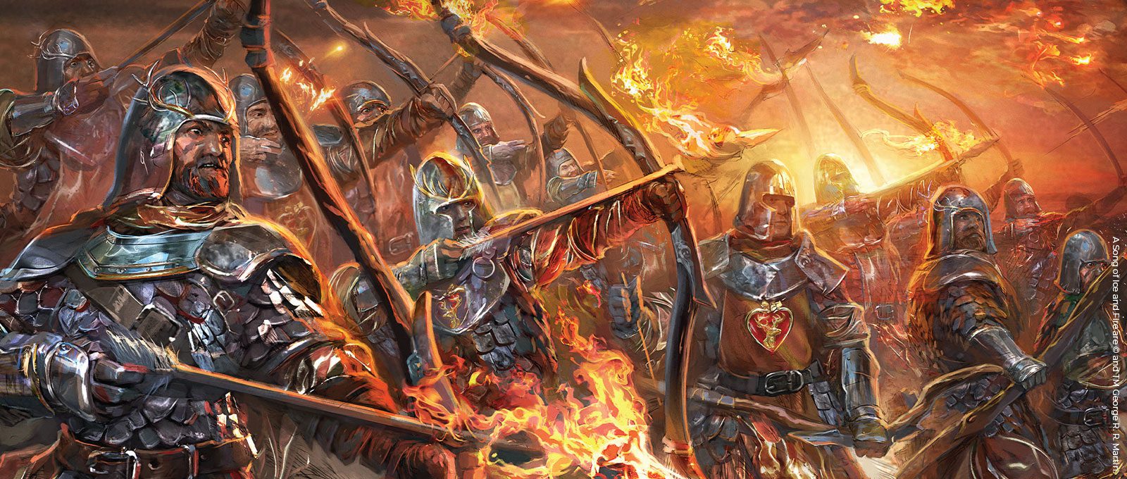 CMON A Song of Ice and Fire Tabletop Miniatures R'hllor Lightbringers Unit Box CMON A Song of Ice and Fire Tabletop Miniatures R'hllor Lightbringers Unit Box